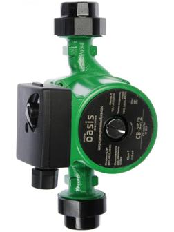 Насос циркуляционный Оasis C 25/2, напор 2 м, 30 л/мин, 35/45/60 Вт