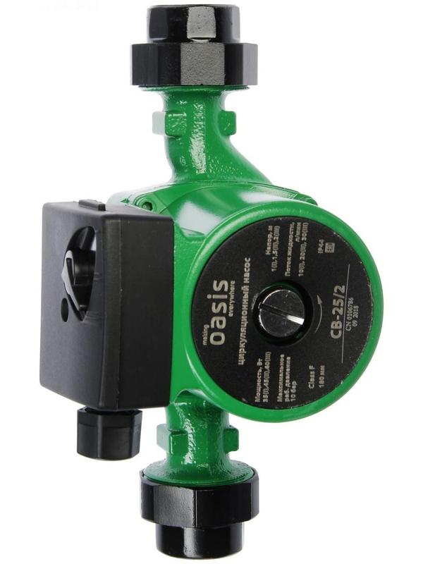 Насос циркуляционный Оasis C 25/2, напор 2 м, 30 л/мин, 35/45/60 Вт