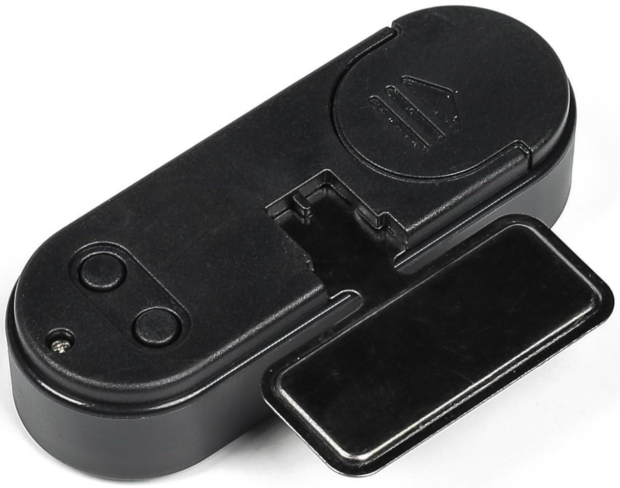 Часы-термометр TORSO, автомобильные с подсветкой, черный