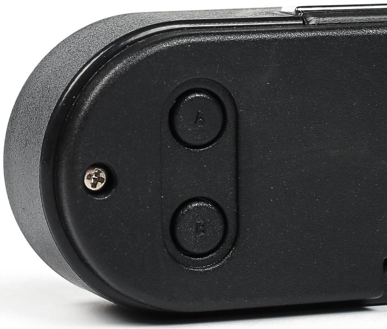 Часы-термометр TORSO, автомобильные с подсветкой, черный