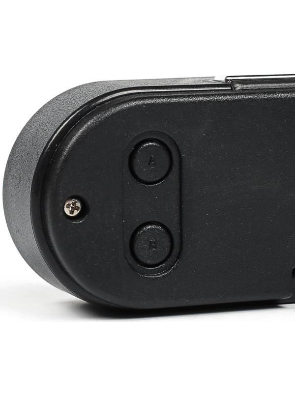 Часы-термометр TORSO, автомобильные с подсветкой, черный