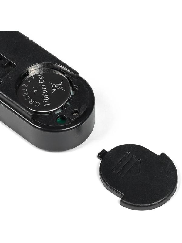 Часы-термометр TORSO, автомобильные с подсветкой, черный