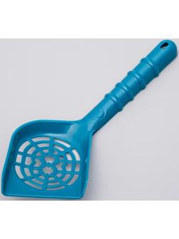 Совок изогнутый для кошачьего туалета, 28,5 х 11 х 1,6 см, микс цветов