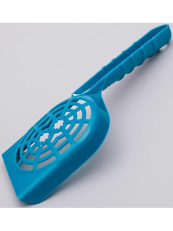 Совок изогнутый для кошачьего туалета, 28,5 х 11 х 1,6 см, микс цветов