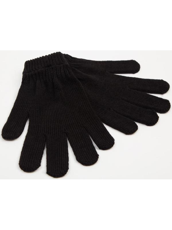 Перчатки мужские, цвет чёрный, размер 20