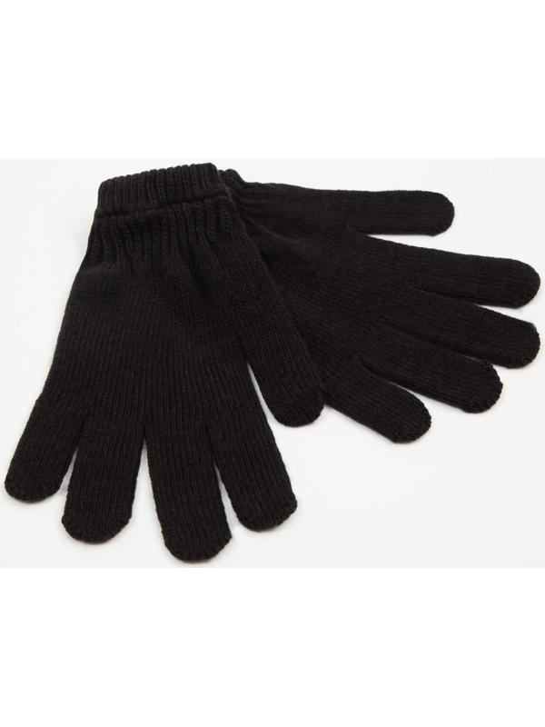 Перчатки мужские, цвет чёрный, размер 20