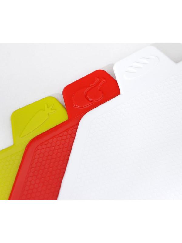 Набор досок разделочных «Уют», 3 доски, подставка