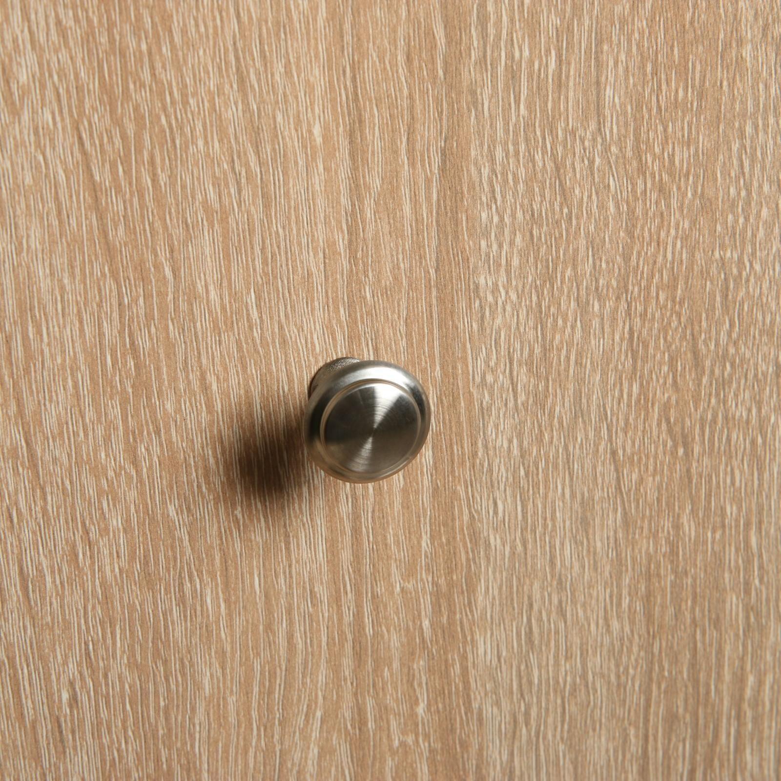 Ручка кнопка ТУНДРА, d=23 мм, цвет матовый никель