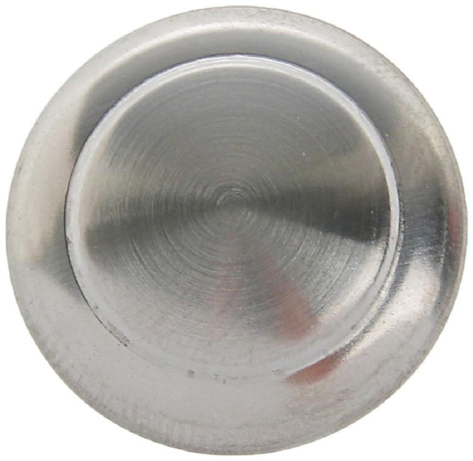 Ручка кнопка ТУНДРА, d=23 мм, цвет матовый никель