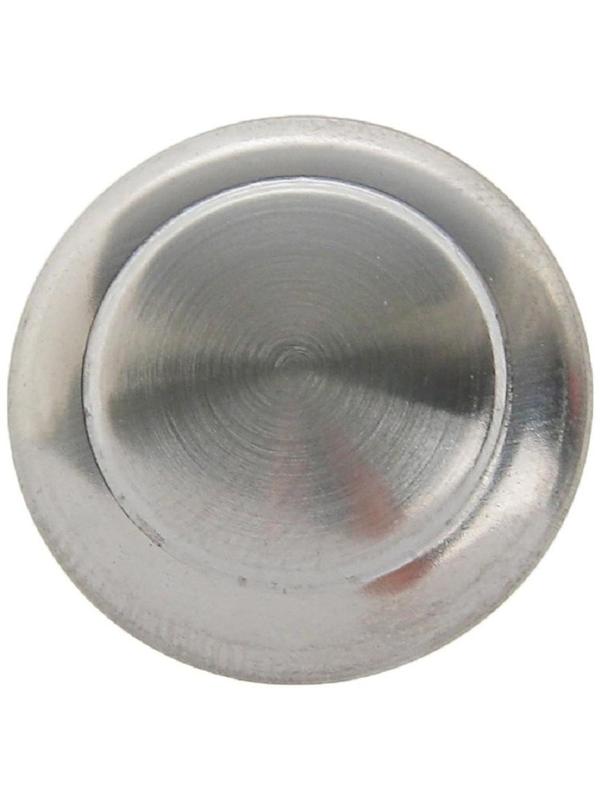 Ручка кнопка ТУНДРА, d=23 мм, цвет матовый никель