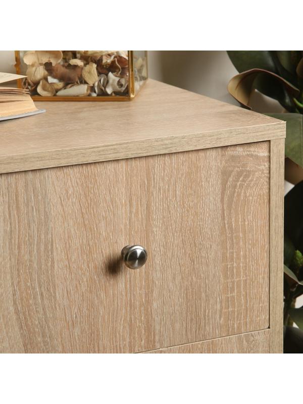 Ручка кнопка ТУНДРА, d=23 мм, цвет матовый никель