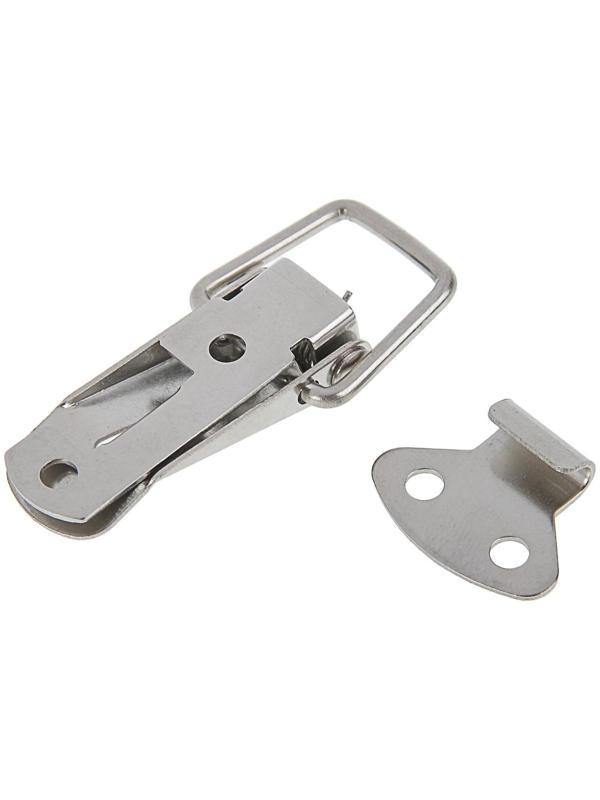 Замок-защёлка на ящик Z01, 4.5 см, нержавейка
