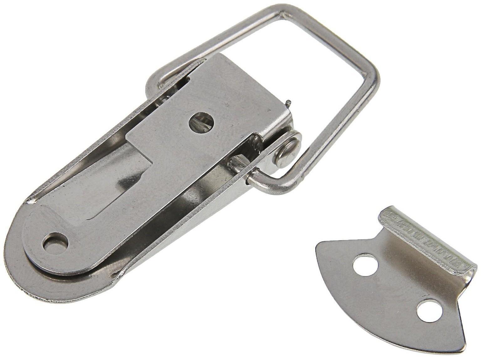Замок-защёлка на ящик Z02, 5.5 см, нержавейка