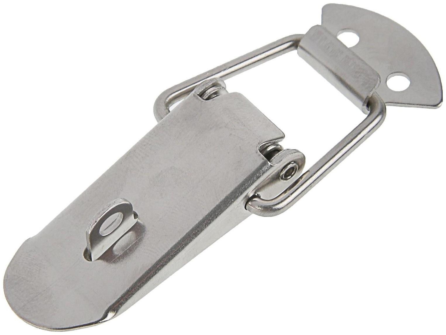 Замок-защёлка на ящик Z02, 5.5 см, нержавейка