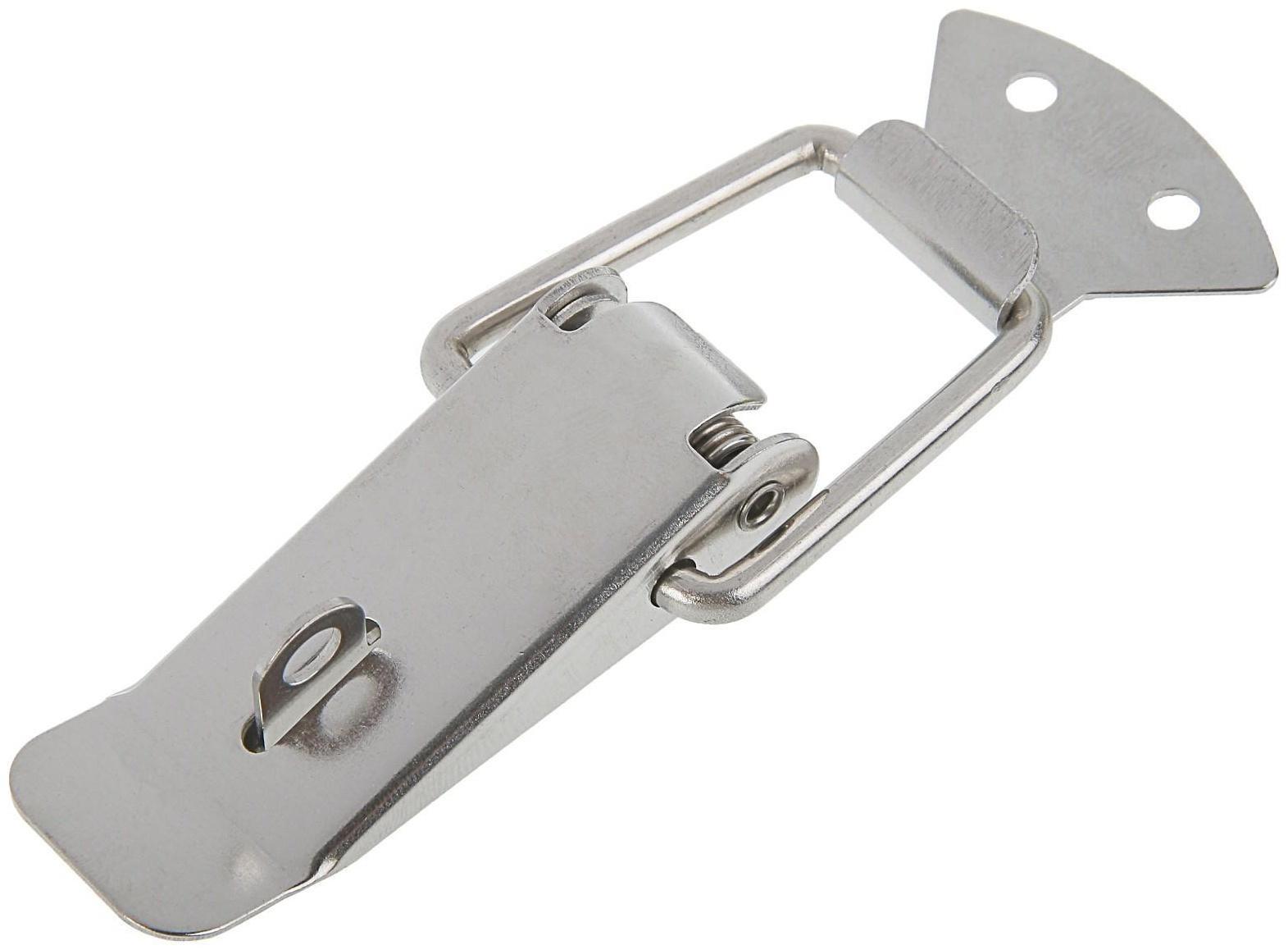 Замок-защёлка на ящик Z03, 6.5 см, нержавейка