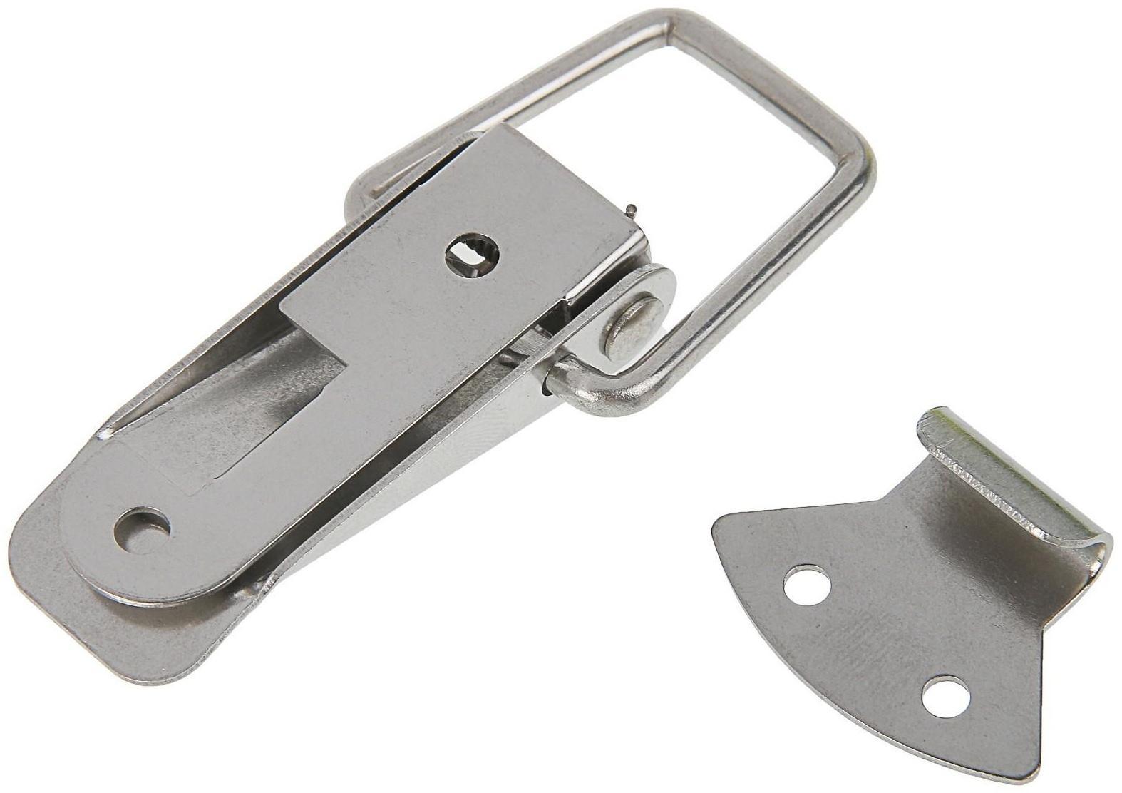 Замок-защёлка на ящик Z03, 6.5 см, нержавейка