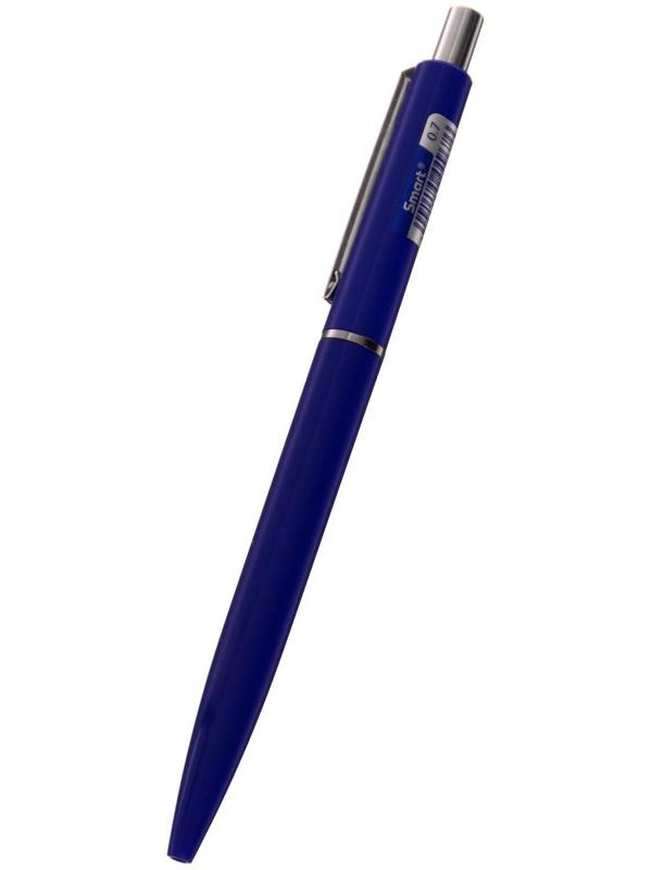 Ручка шариковая автоматическая Smart, узел 0.7 мм, под логотип, чернила синие, длина линии письма 1000 метров
