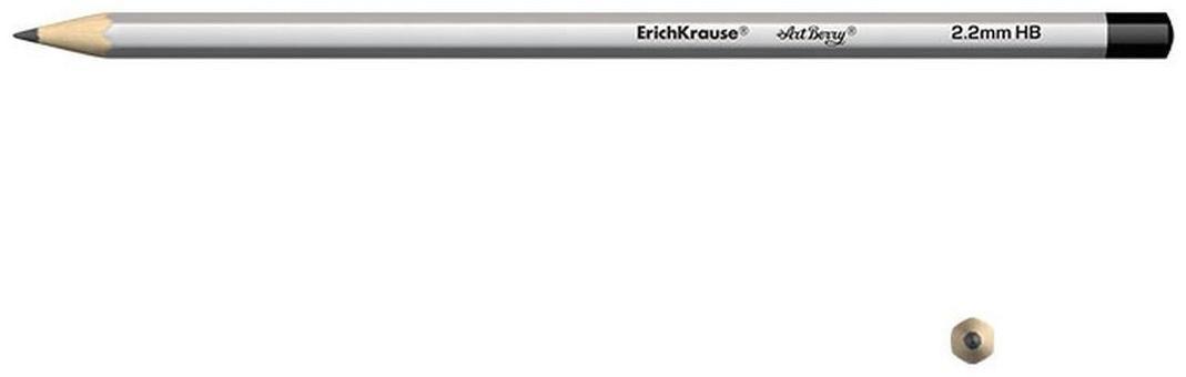 Набор карандашей чернографитных разной твердости 3 штуки Erich Krause, в наборе: Н, НВ, В, в блистере