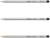 Набор карандашей чернографитных разной твердости 3 штуки Erich Krause, в наборе: Н, НВ, В, в блистере