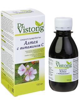 Сироп Dr. Vistong «Алтея с витамином С» от кашля, 150 мл