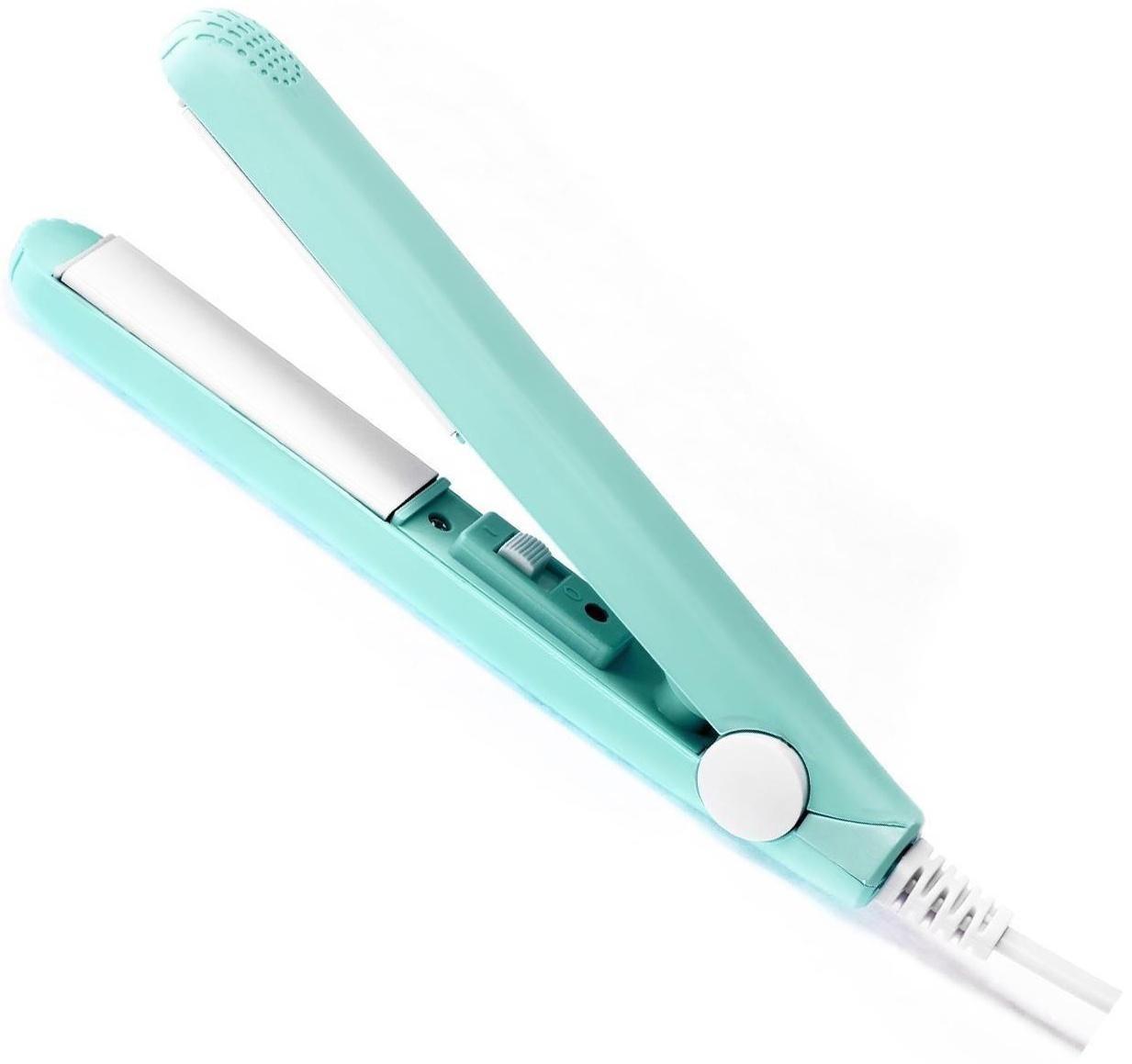 Выпрямитель Luazon LW-27, мини, 25 Вт, керамическое покрытие, 180°C, бирюзовый