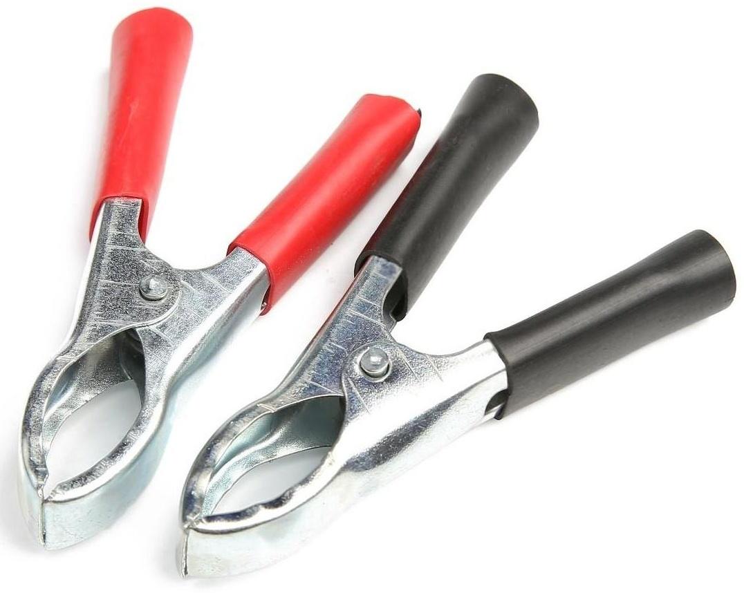 Зажим АКБ 7 см, 10 А, комплект 2 шт