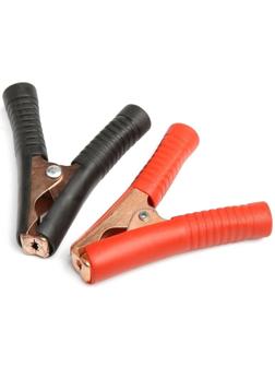 Зажим АКБ 9 см, 50 А, обмедненный, комплект 2 шт