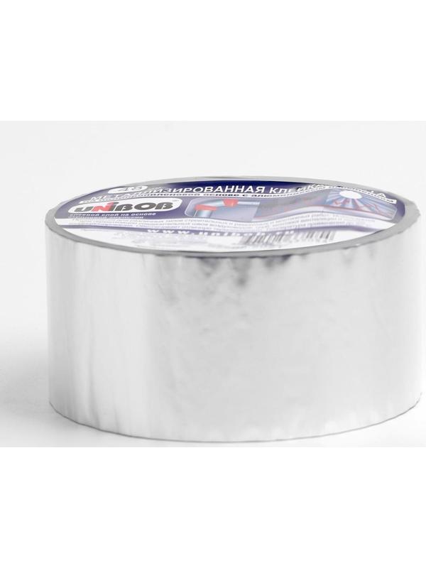 Клейкая лента Unibob металлизированная, 48 мм х 40 м