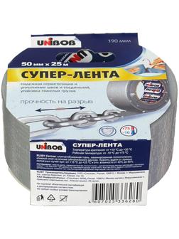 Клейкая лента Unibob Супер армированная 50 мм х 25 м