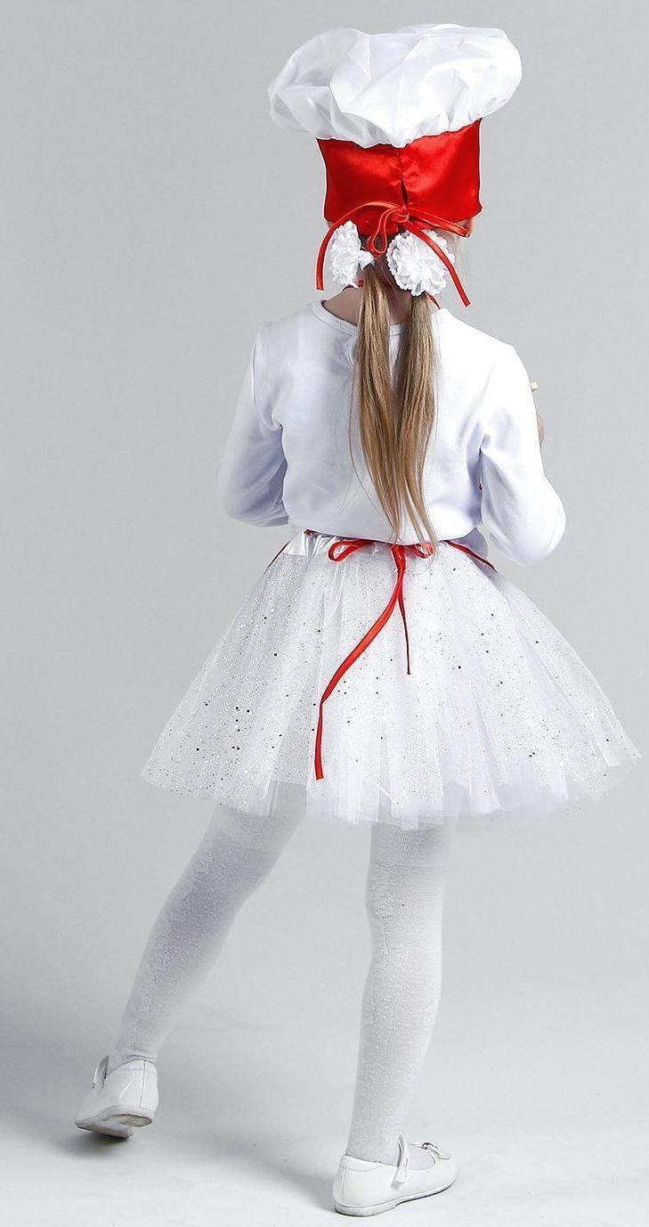 Карнавальный набор «Поварёнок с посудкой», фартук, колпак, посуда, р. 32-36, рост 122-134 см