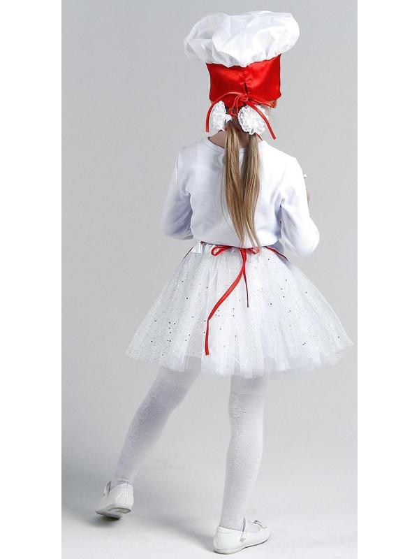 Карнавальный набор «Поварёнок с посудкой», фартук, колпак, посуда, р. 32-36, рост 122-134 см