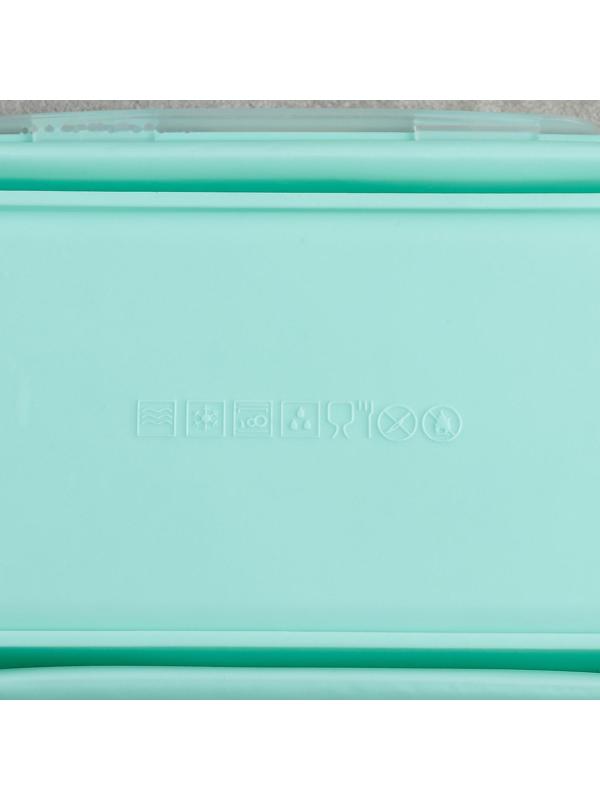 Контейнер складной «Коста», 1 л, 17,8×11,5×6,5 см, с крышкой, цвет МИКС