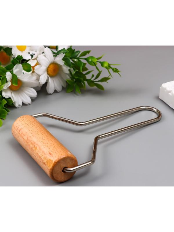 Ролик для творчества 10х15,5х3 см дерево, металл