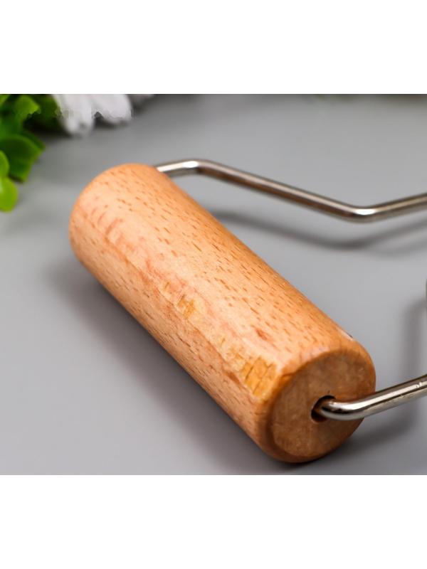 Ролик для творчества 10х15,5х3 см дерево, металл