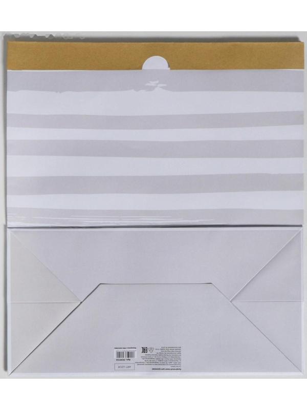 Пакет крафтовый «Очень нужные вещи», 32 х 36 х 16 см