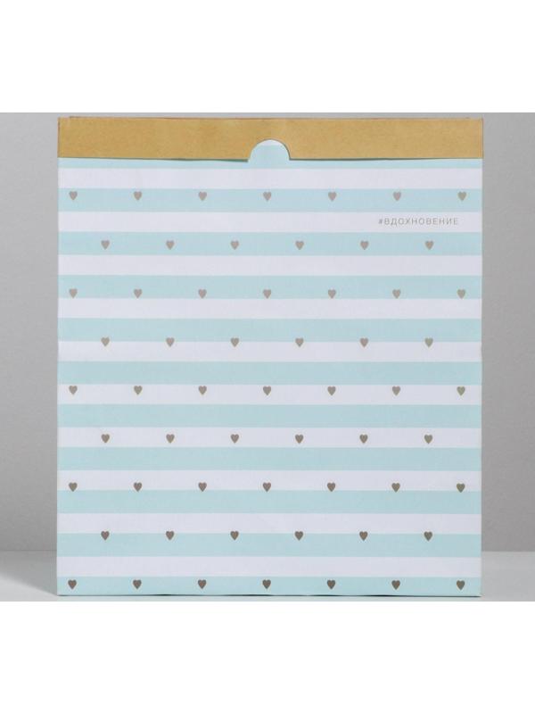 Пакет крафтовый «Вдохновение», 32 × 36 × 16 см