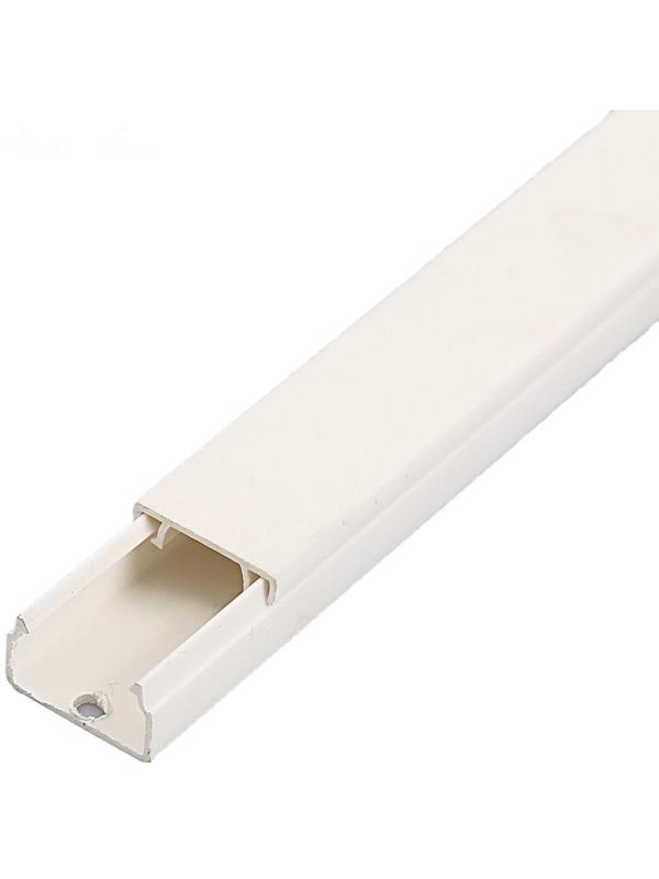 Кабель-канал IEK ECOLINE, 15х10 мм, L=2000 мм, пластик, белый