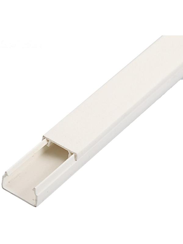 Кабель-канал IEK ECOLINE, 15х10 мм, L=2000 мм, пластик, белый