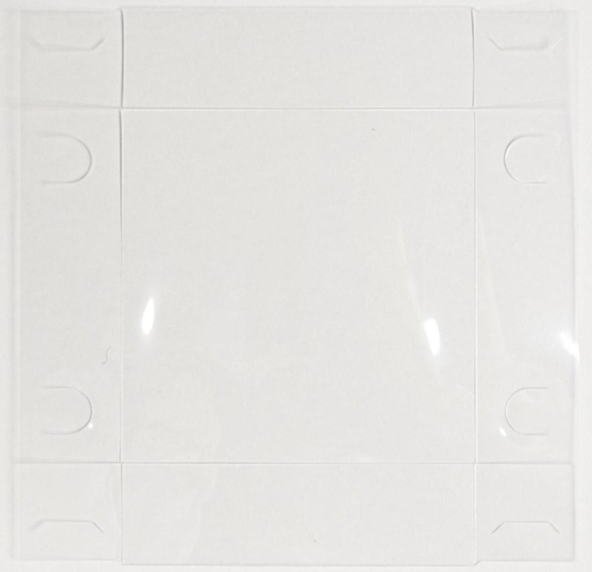 Коробка для цветов с PVC крышкой «С Любовью», 12 × 12 × 12 см