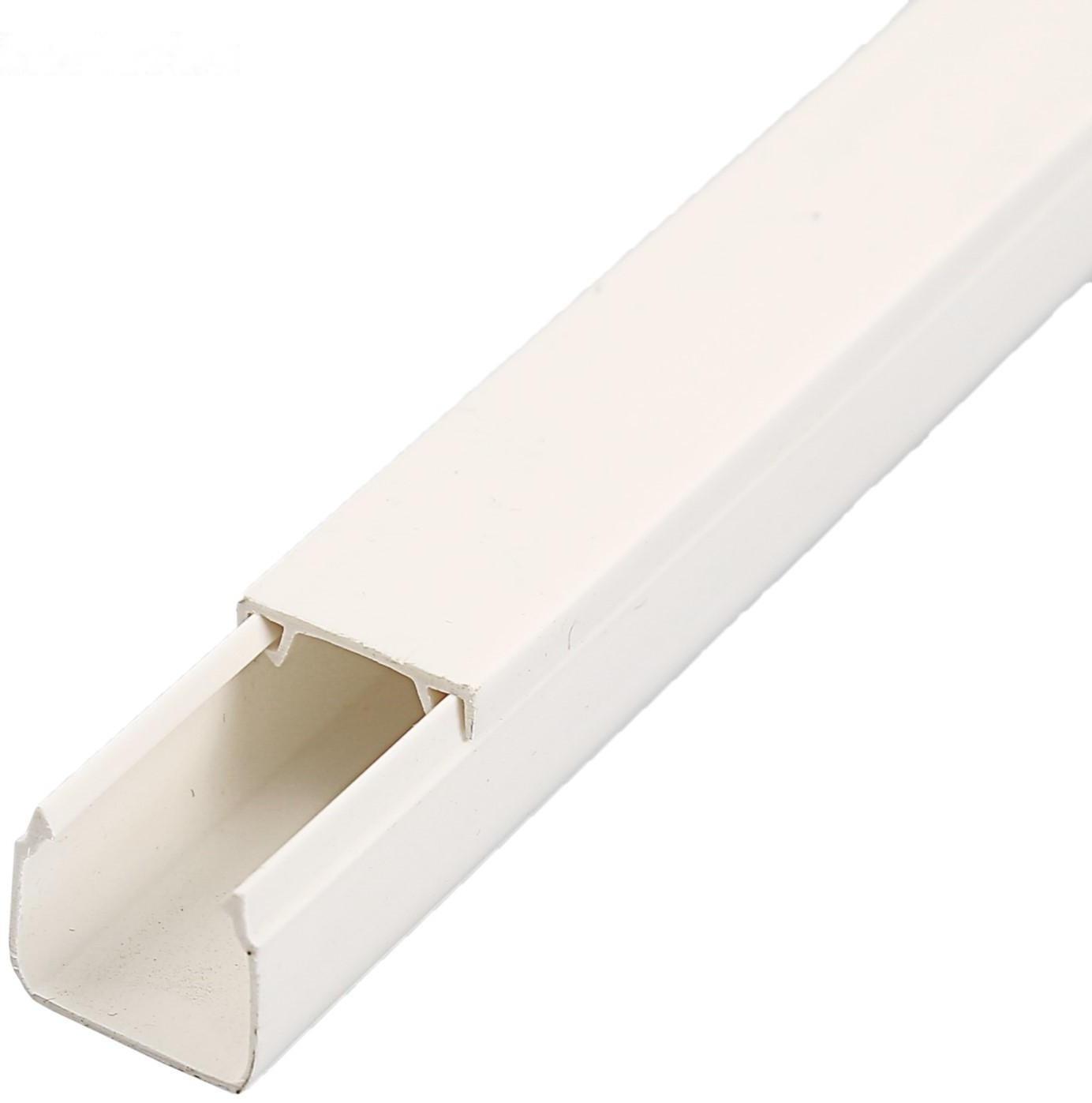 Кабель-канал IEK ECOLINE, 16х16 мм, L=2000 мм, пластик, белый