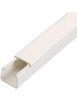 Кабель-канал IEK ECOLINE, 16х16 мм, L=2000 мм, пластик, белый