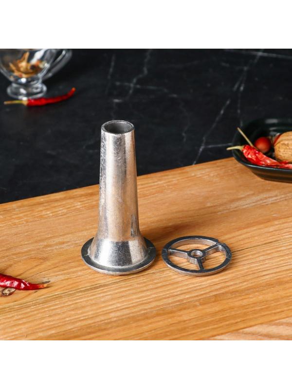 Насадка на мясорубку, для колбасы, алюминиевая