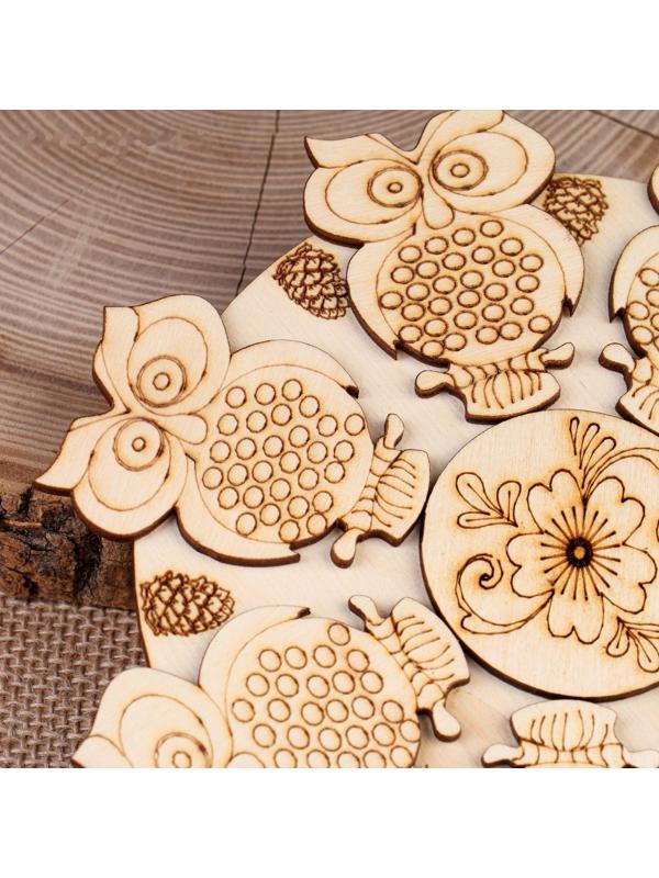 Подставка под горячее «Совы», D=20 см, можжевельник