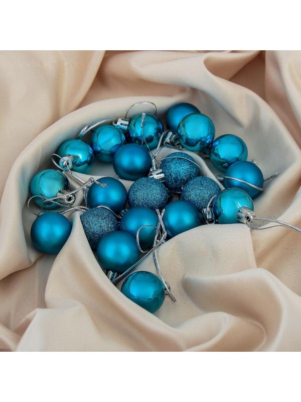 Набор шаров пластик d-3 см, 20 шт 