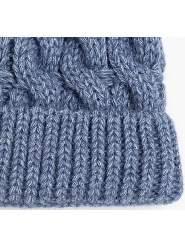 Шапка женская , цвет джинс, размер 56-58