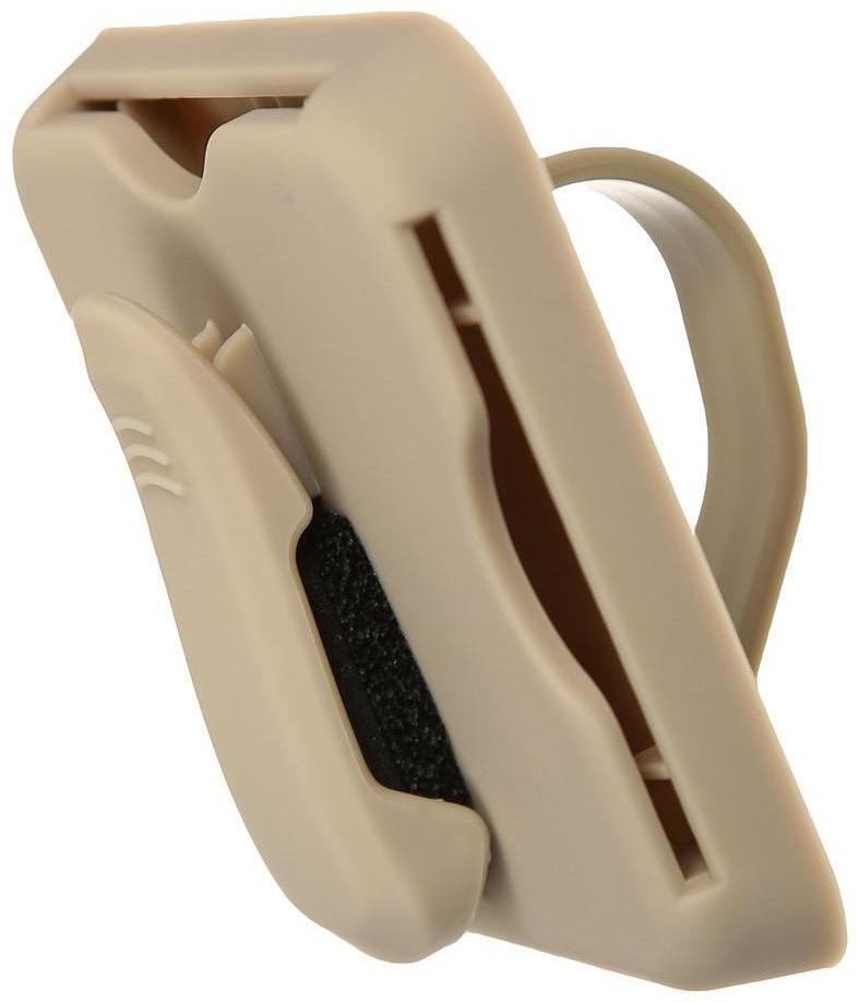 Держатель очков и визиток на солнцезащитный козырек, бежевый