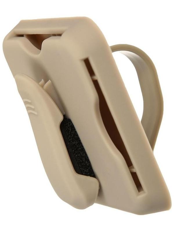 Держатель очков и визиток на солнцезащитный козырек, бежевый