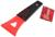 Скребок для льда TORSO, ширина 7 см, красно-черный