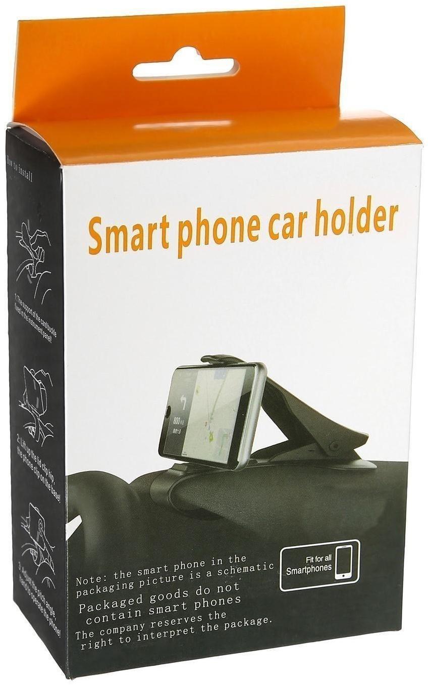 Держатель телефона, прищепка на панель приборов, черный