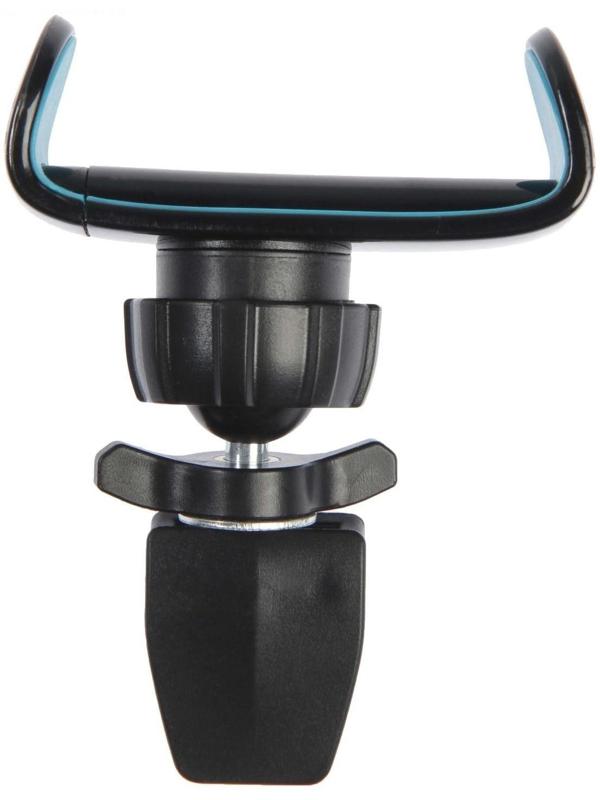 Держатель в дефлектор раздвижной 60 мм - 95 мм на прищепке, синий
